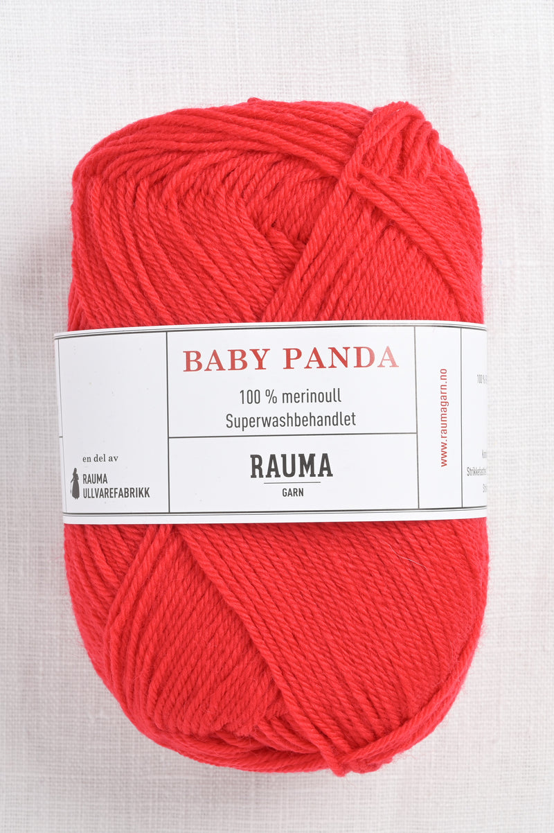 Rauma Baby Panda 18 Bright Red