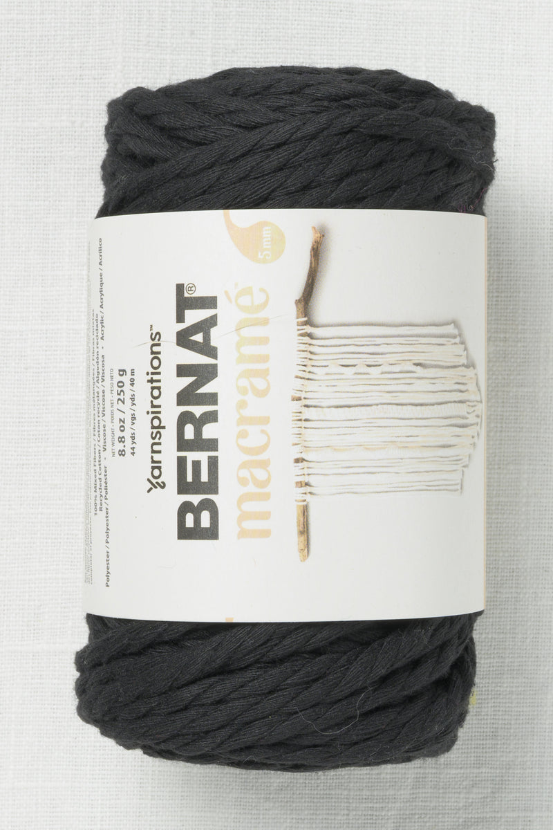 Bernat Macrame Black