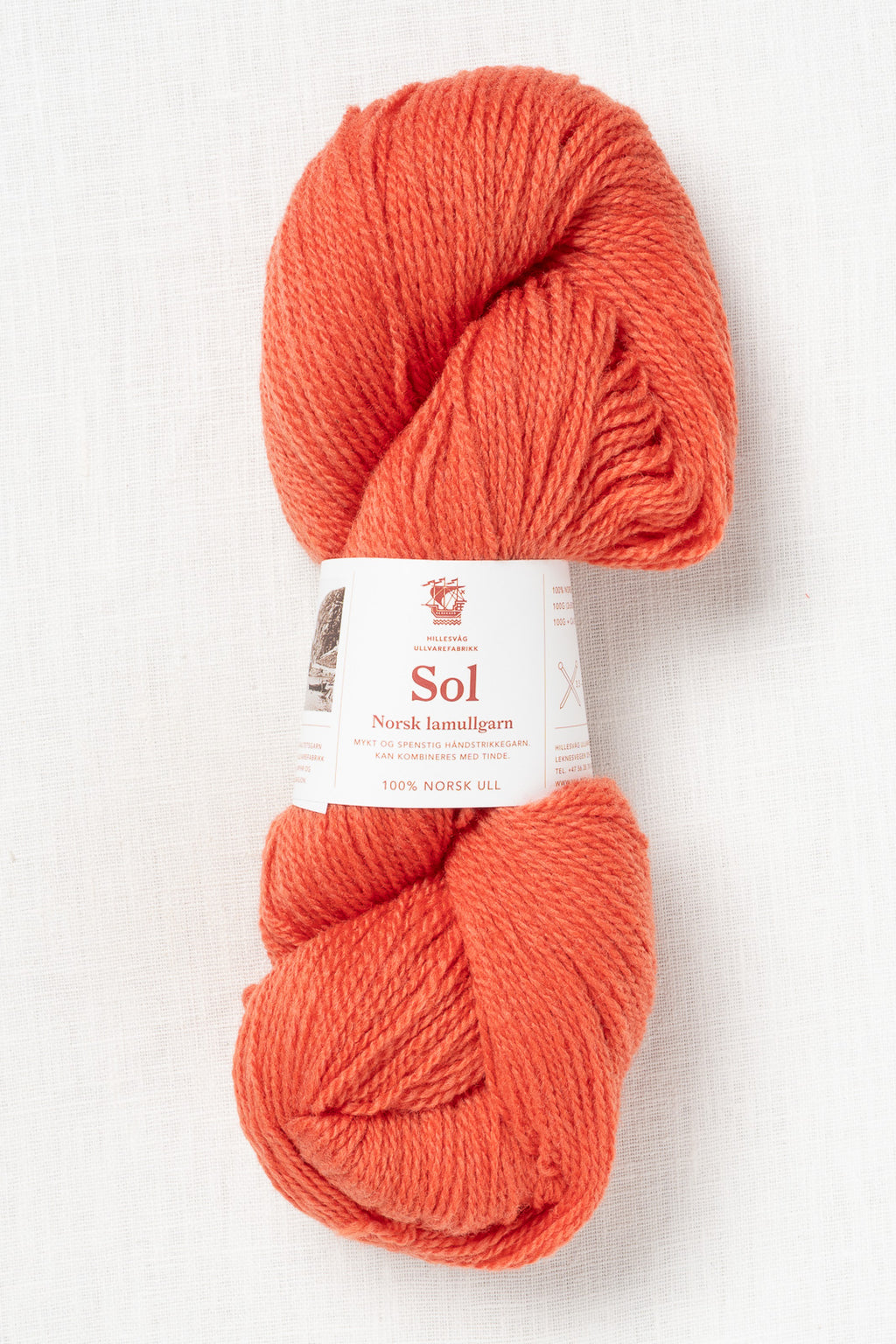 Hillesvåg Sol 405 Reddish Orange