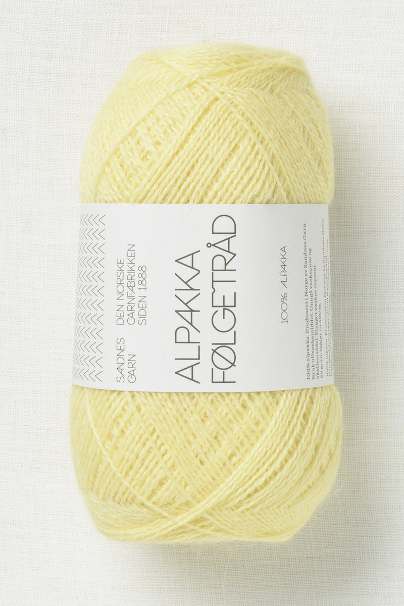 Sandnes Garn Alpakka Folgetrad 9602 Lemonade