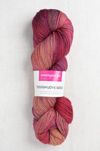 Sweet Georgia Tough Love Sock Strawberry Tea