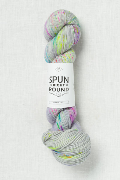 Spun Right Round Merino Aran Glam Rock