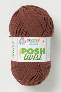 Lion Brand Cover Story Posh Twist 125BB Chocolate Fudge