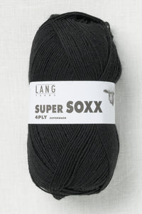 Lang Yarns Super Soxx 4Ply 4 Black