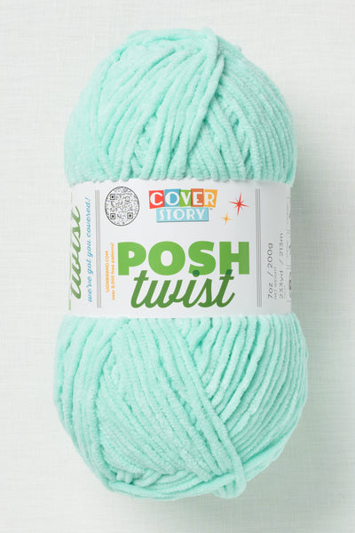 Lion Brand Cover Story Posh Twist 170AH Mint Chip