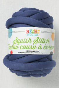 Lion Brand Cover Story Squish Stitch 110AK Navy Peony