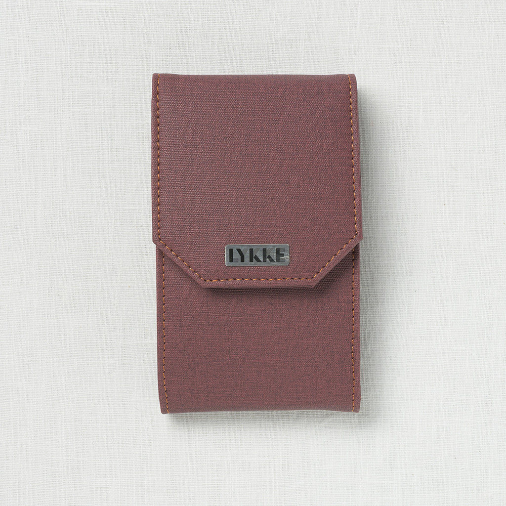 Lykke Flight 5" Interchangeable Mini Needle Set, US 0-2.5, Maroon
