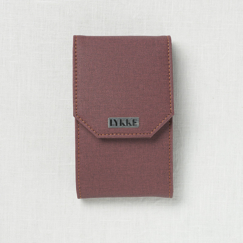 Lykke Flight 5" Interchangeable Mini Needle Set, US 0-2.5, Maroon