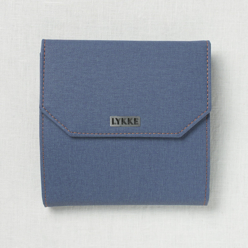 Lykke Flight 5" Deluxe Interchangeable Needle Set, US 3-10.5, Denim