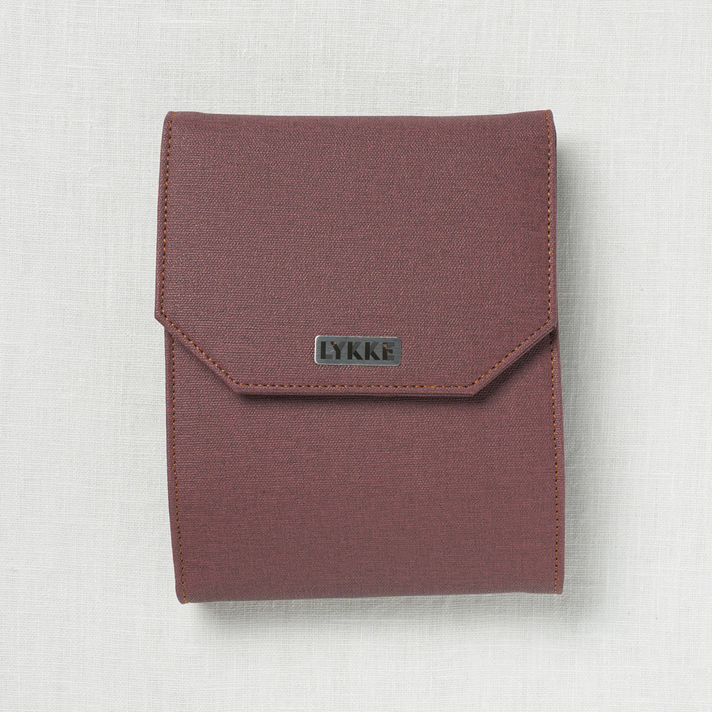 Lykke Flight 5" Interchangeable Needle Set, US 10.75-17, Maroon