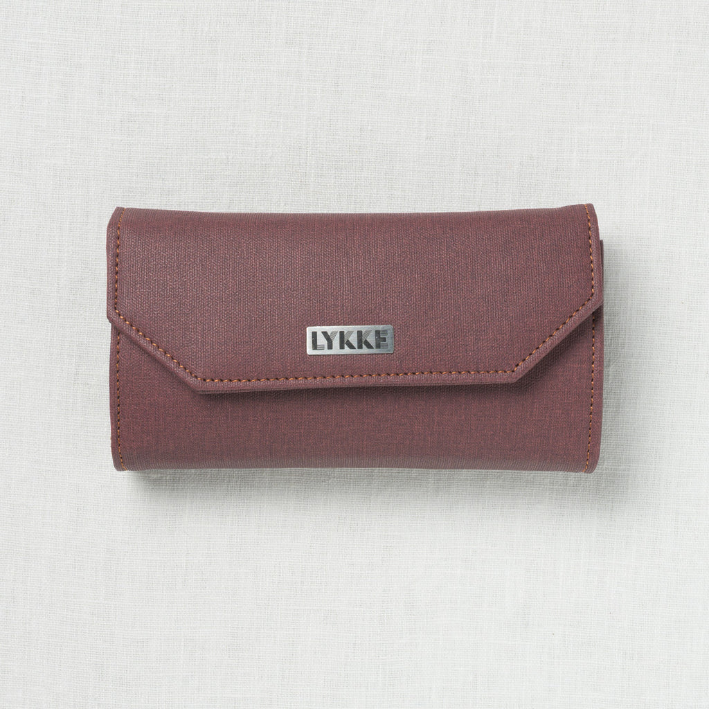 Lykke Flight 3.5" Deluxe Interchangeable Needle Set, US 3-10.5, Maroon