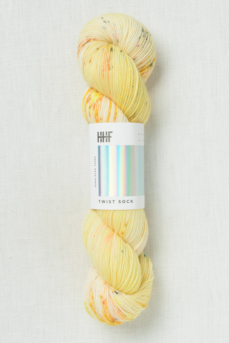 Hedgehog Fibres Twist Sock Mellow Yellow (New)