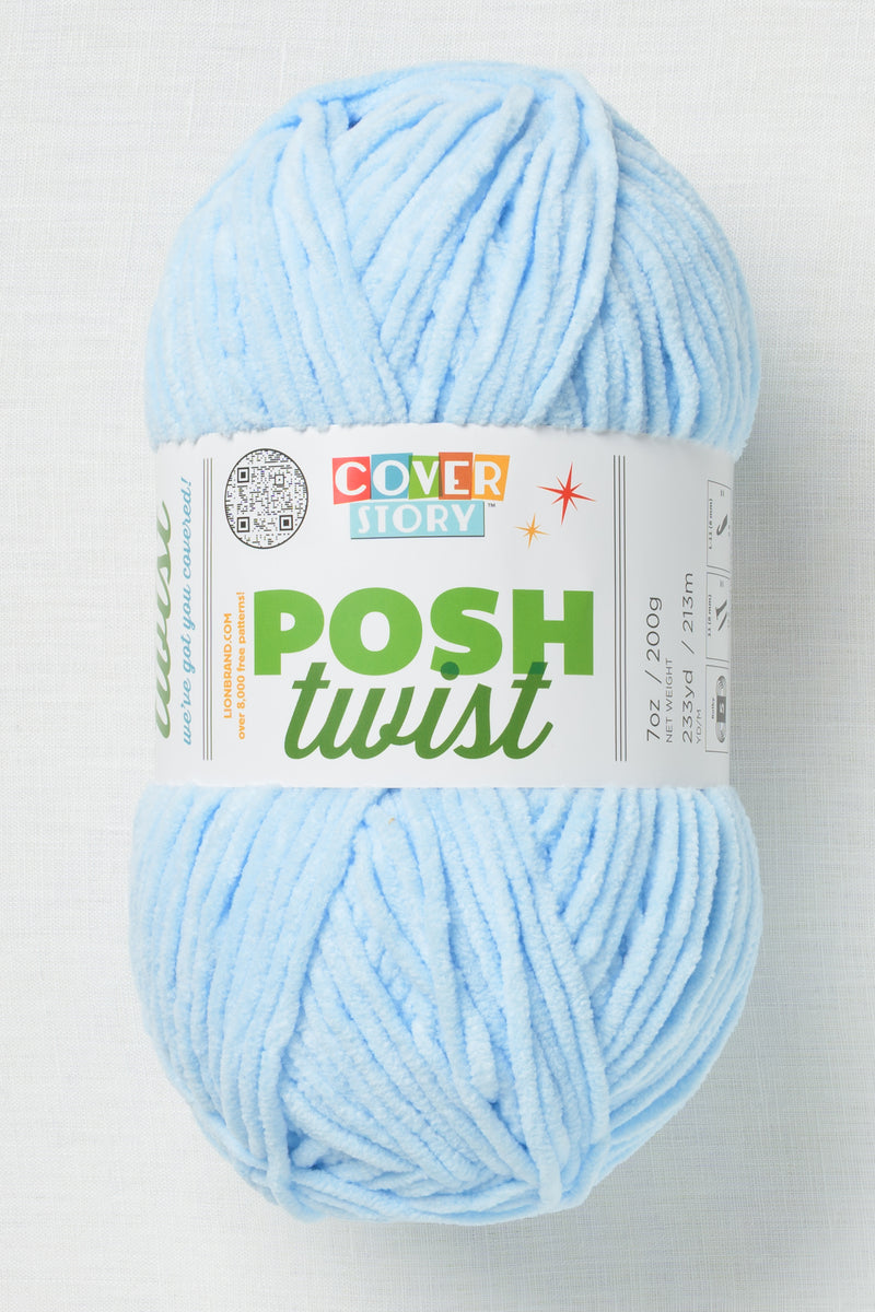 Lion Brand Cover Story Posh Twist 105BC Blueberry Smoothie