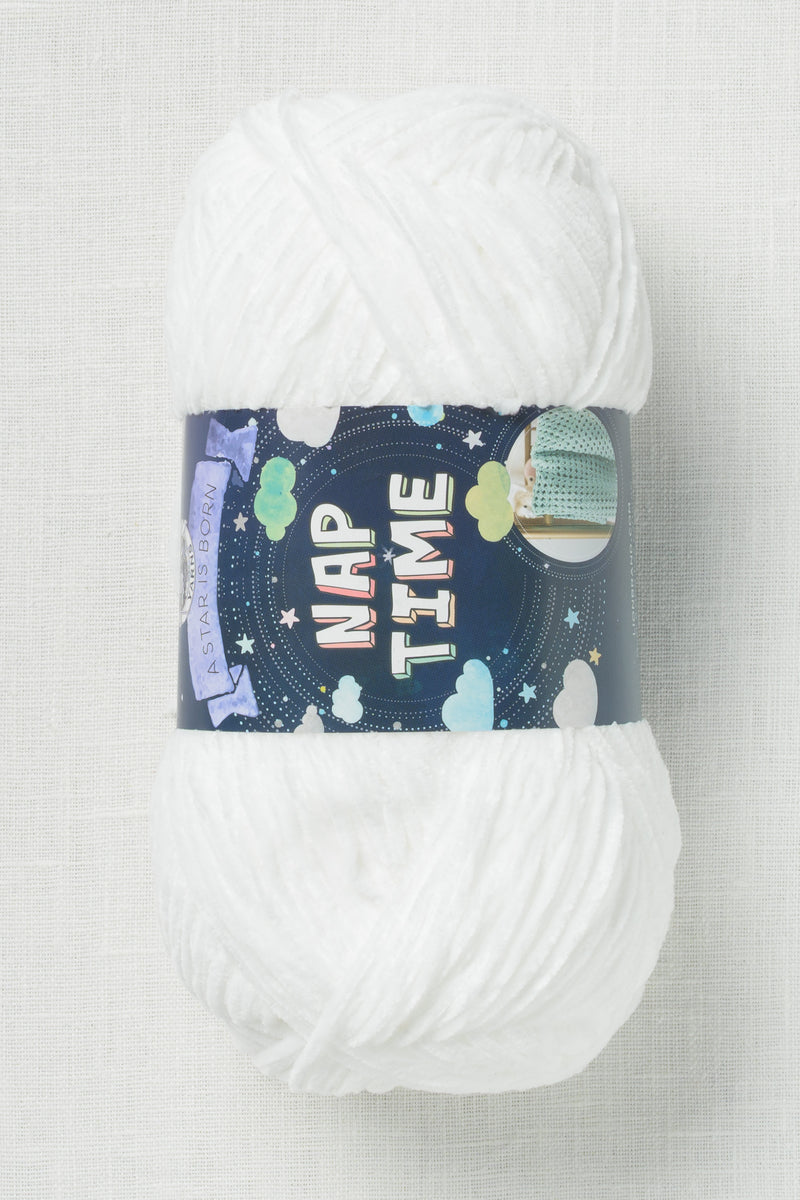 Lion Brand A Star is Born: Naptime 100 White