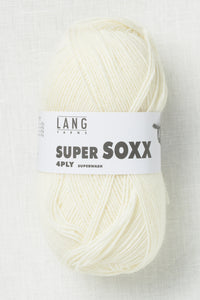 Lang Yarns Super Soxx 4Ply 94 Off White