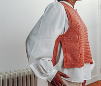 Licorice Twist Vest by Julia Farwell-Clay