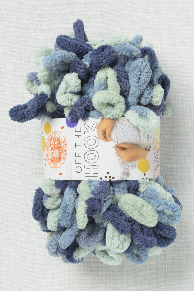 Lion Brand Off The Hook 208AS Blue Sapphire