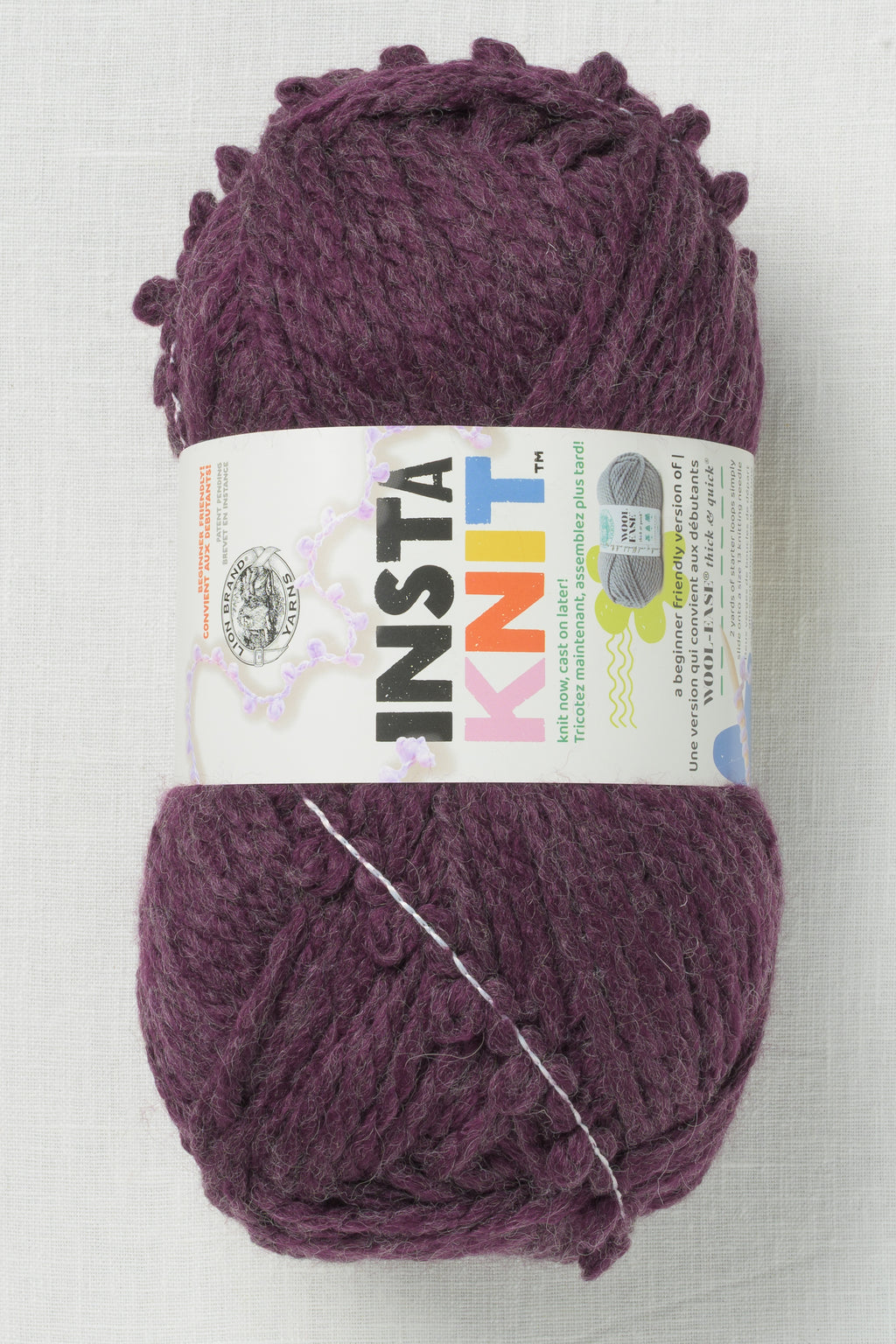 Lion Brand InstaKnit 148AO Plum Luck