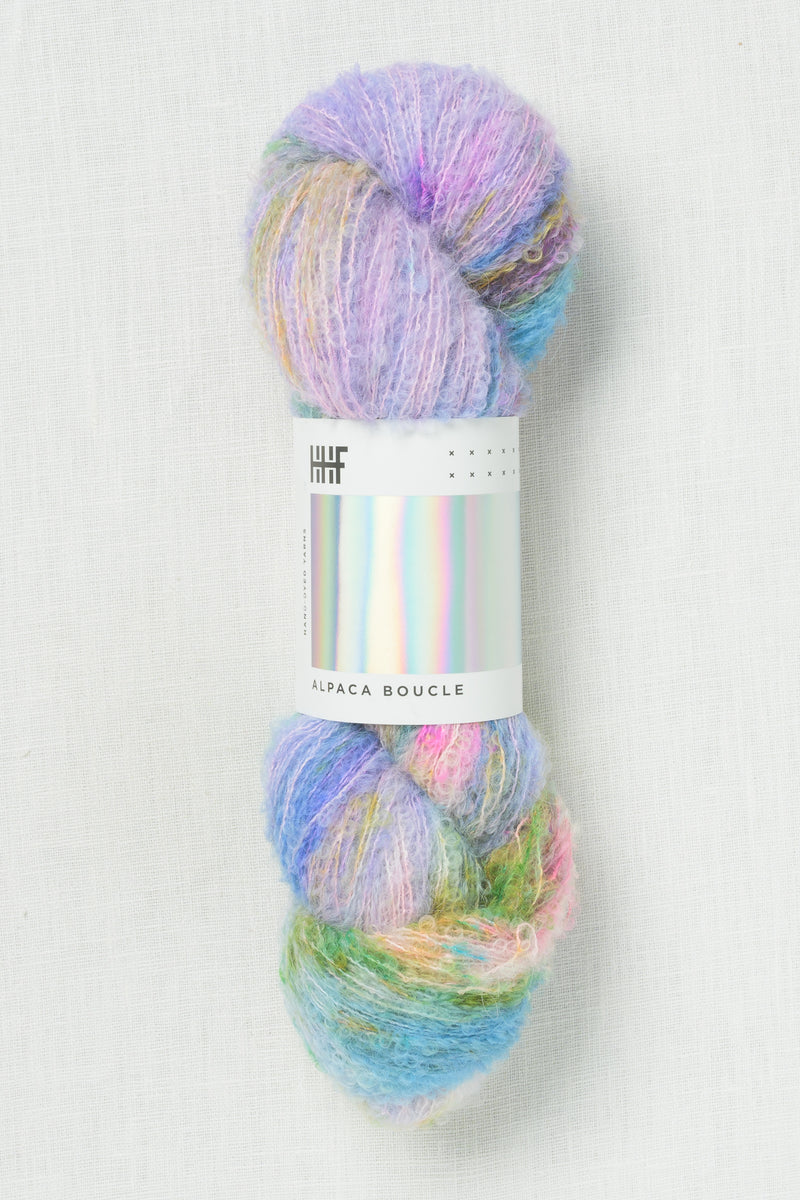 Hedgehog Fibres Alpaca Boucle Lavender Fields