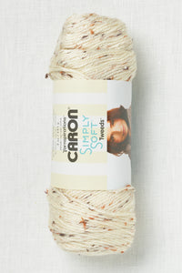 Caron Simply Soft Tweeds & Heathers Off White