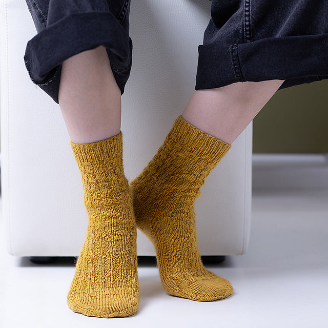 Woven Socks by Pascuali Designs
