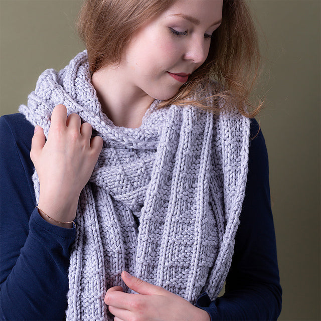 Graphic Volume Scarf by Pascuali Designs