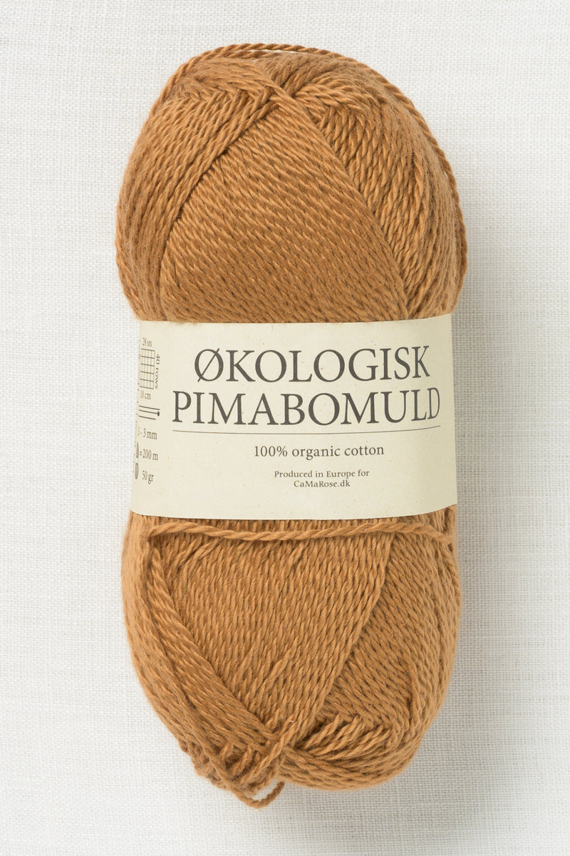 CaMaRose Økologisk Pimabomuld 3712 Gylden (Golden)