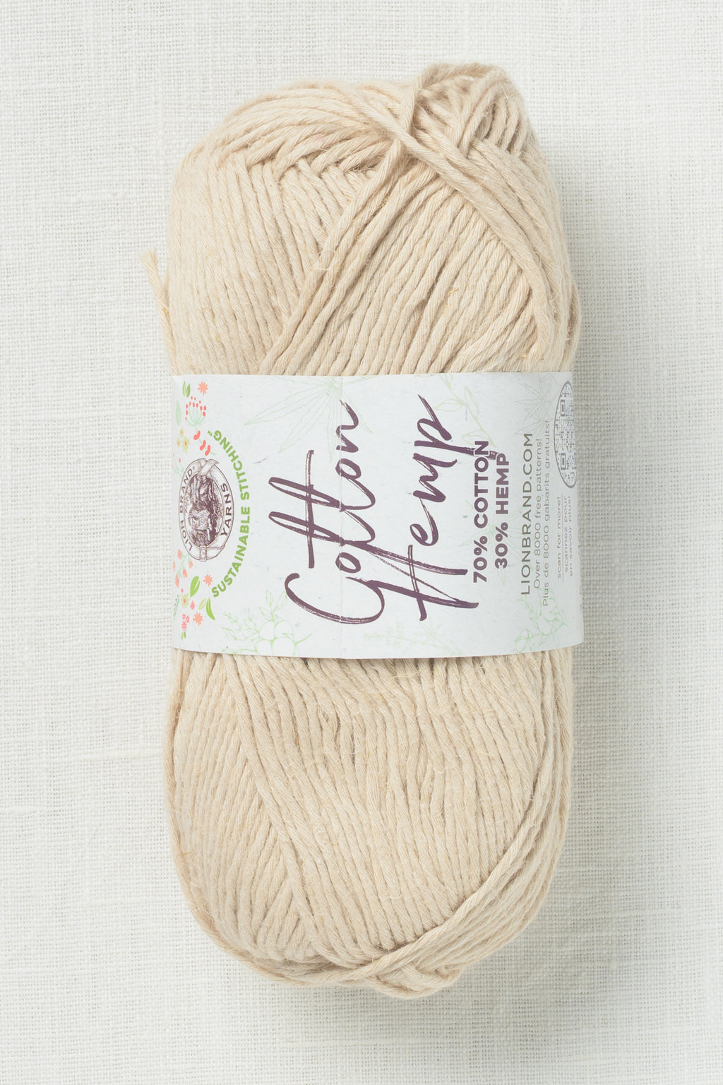 Lion Brand Cotton Hemp 098AM Husk
