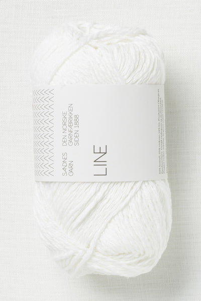 Sandnes Garn Line 1001 True White