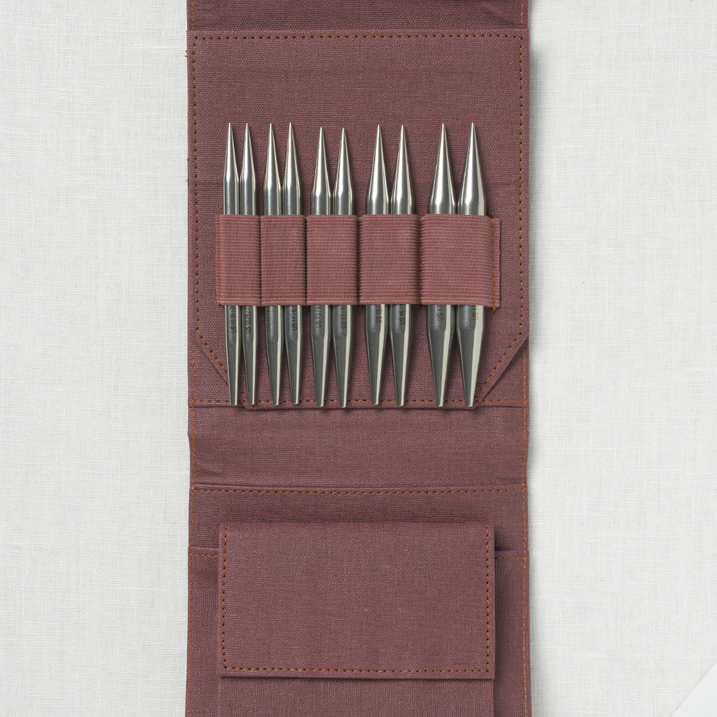 Lykke Flight 5" Interchangeable Needle Set, US 10.75-17, Maroon