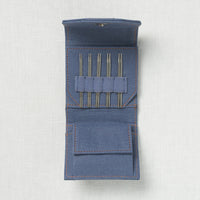 Lykke Flight 3.5" Interchangeable Mini Needle Set, US 0-2.5, Denim