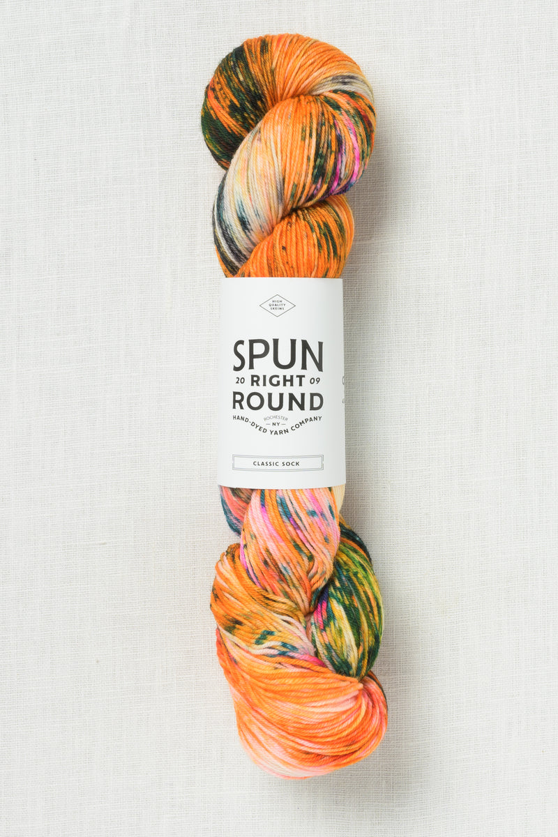 Spun Right Round Merino Aran Rock Lobster