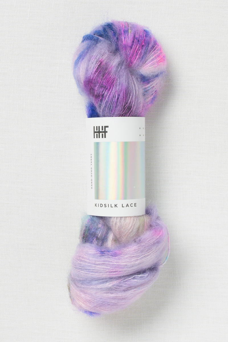 Hedgehog Fibres Kidsilk Lace Rain On Violets