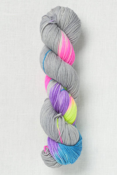 Madelinetosh Woolcycle Sport Cloudy with a Chance of Rainbows