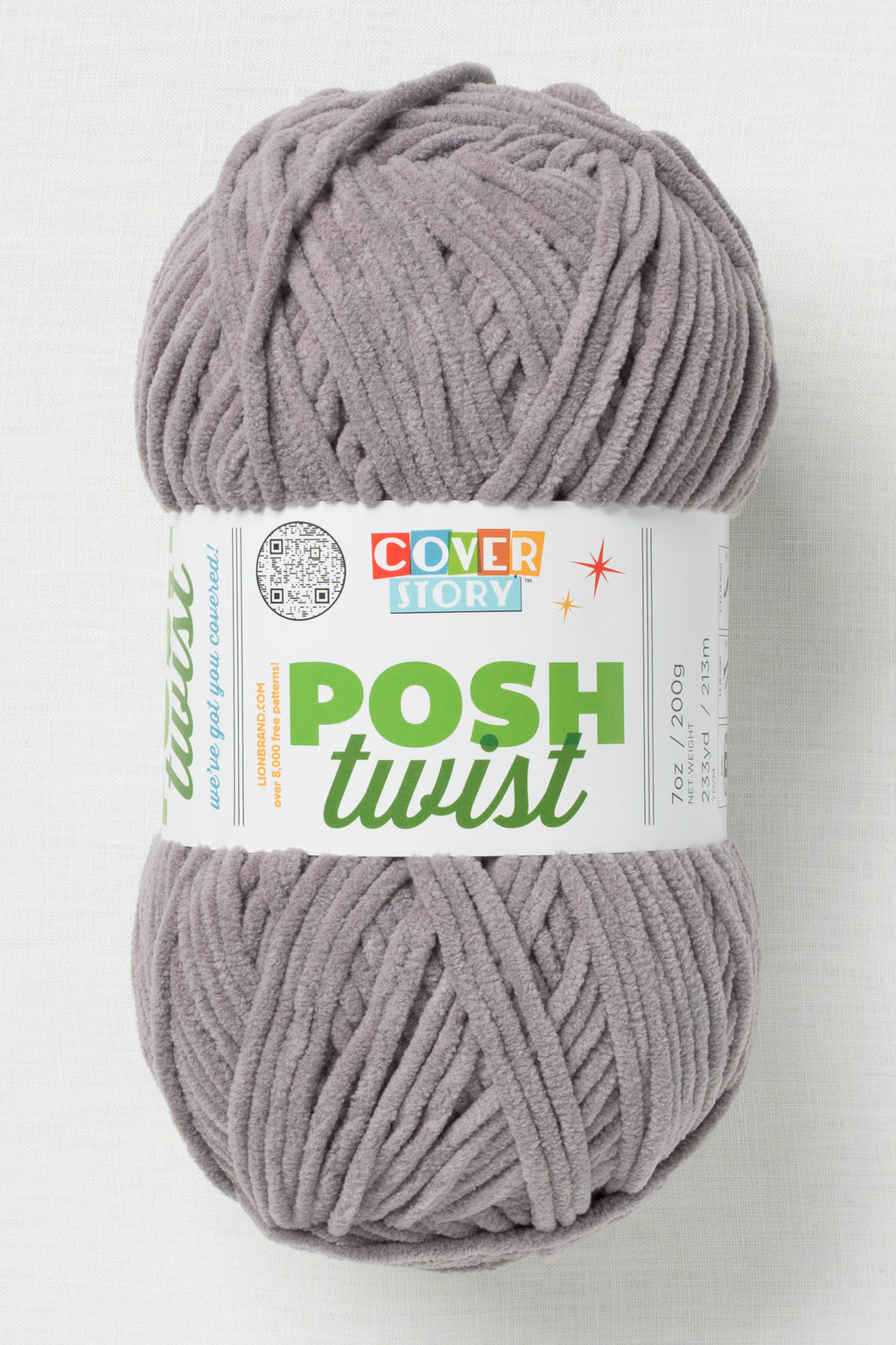 Lion Brand Cover Story Posh Twist 124AK Truffle