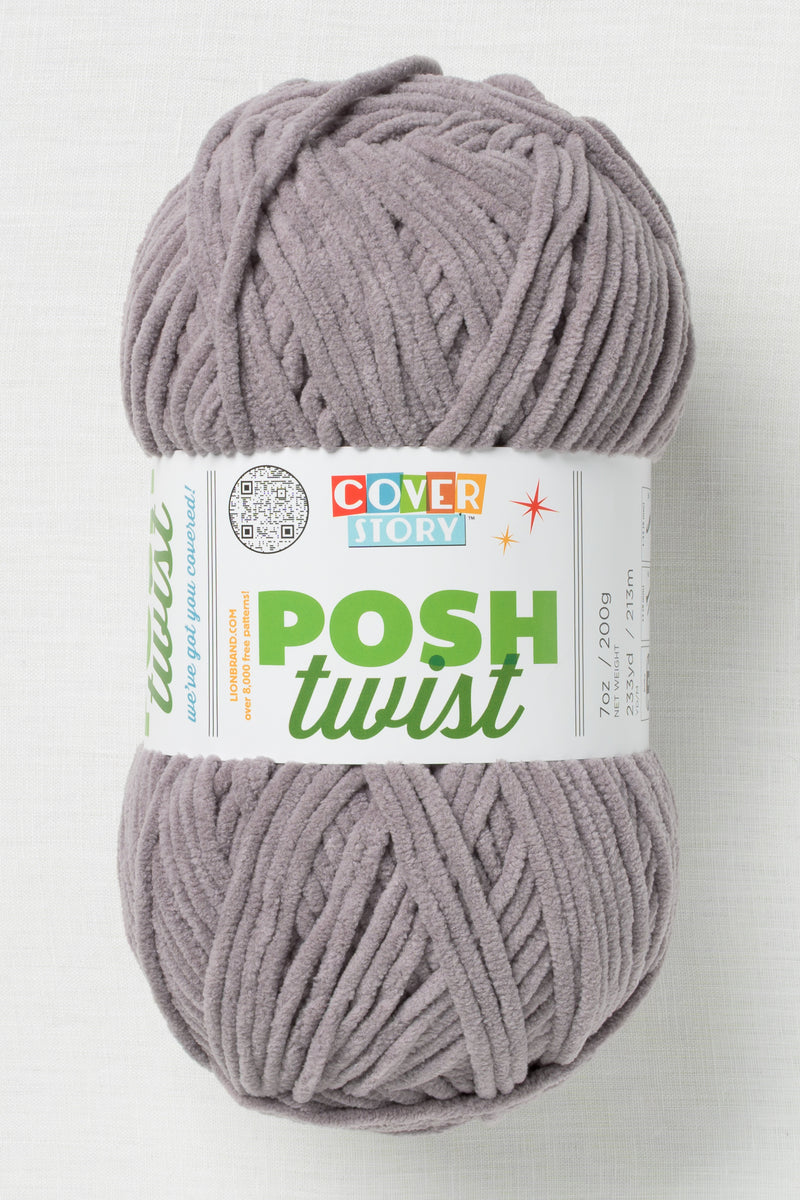 Lion Brand Cover Story Posh Twist 124AK Truffle