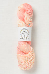 La Bien Aimee Merino Sport Peach Pom Pom