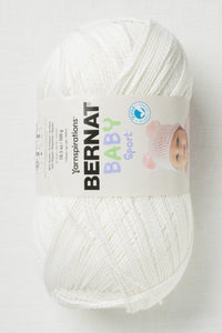 Bernat Baby Sport White Sparkle