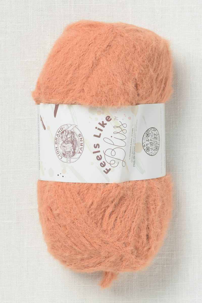 Lion Brand Feels Like Bliss 134AB Peach