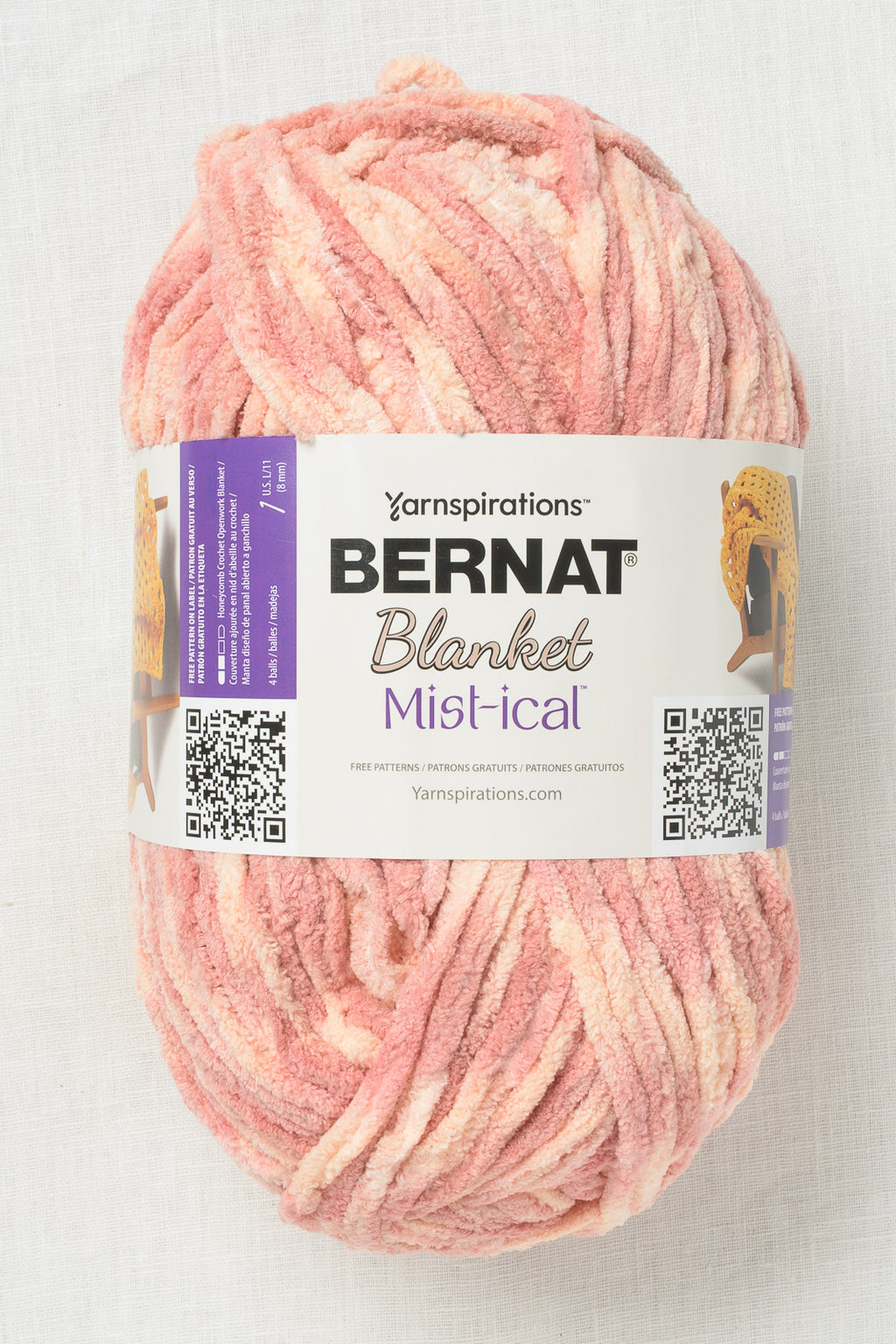 Bernat Blanket Mist-ical Pink Quartz