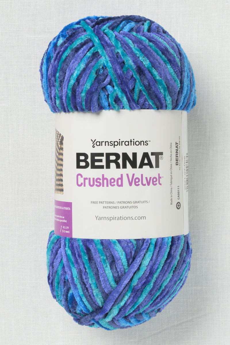 Bernat Crushed Velvet Blue Brilliance
