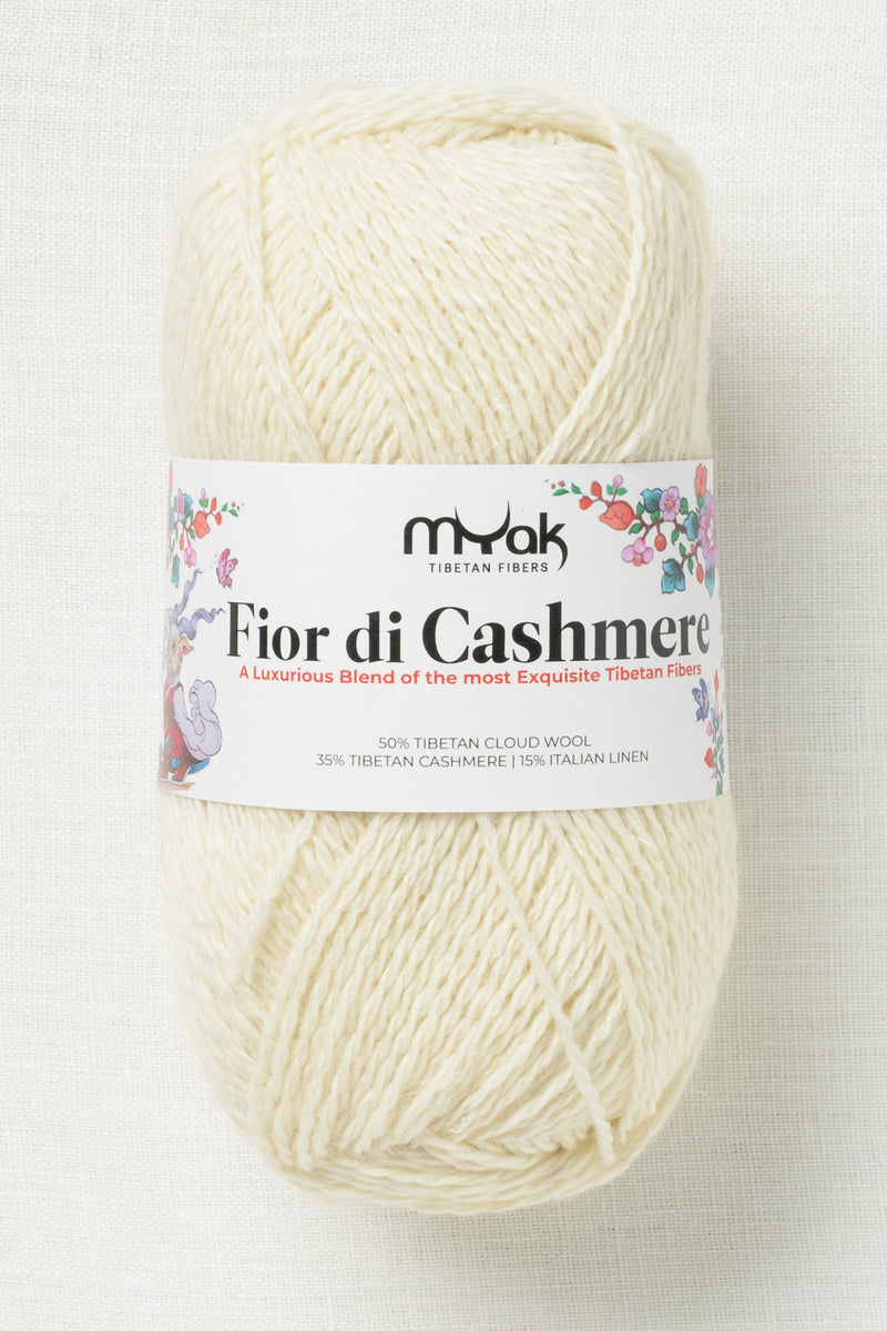 mYak Fior di Cashmere Ivory Plume