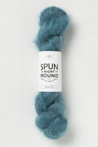 Spun Right Round Mohair Silk Lace Teal We Meet Again