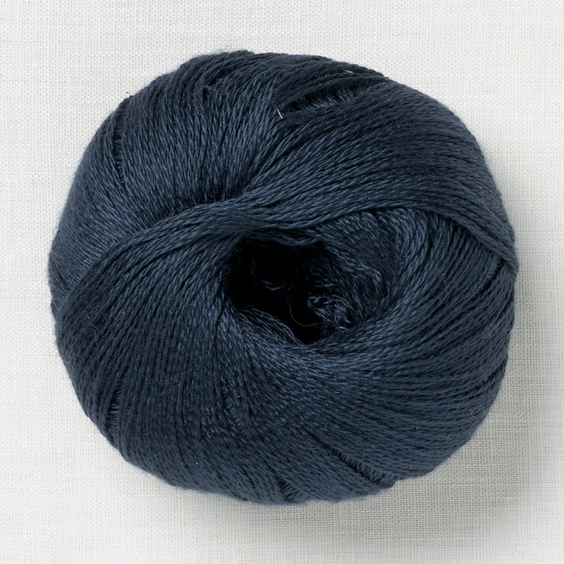 Isager Mulberry Silk Navy