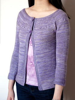 Tea Leaves Cardigan by Melissa LaBarre
