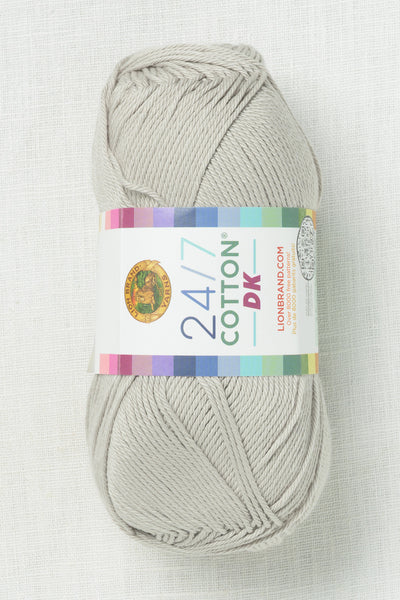 Lion Brand 24/7 Cotton DK 149AG Silver Lining