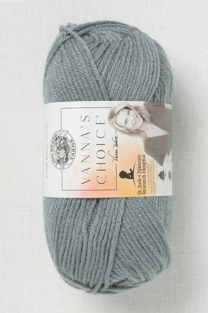 Lion Brand Vanna's Choice 149J Silver Grey