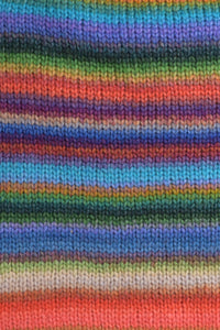 Lang Yarns Cloud 2 Blue, Green, Orange swatch