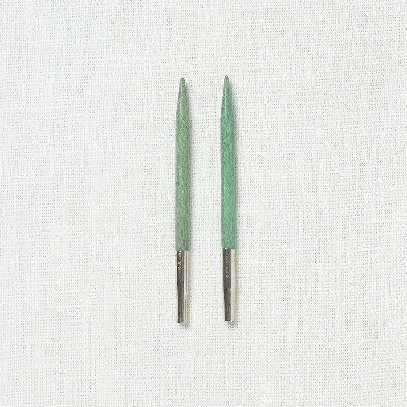 Lykke Colour 3.5" Interchangeable Circular Needle Set, Black Vegan Suede Case