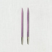 Lykke Colour 5" Interchangeable Circular Needle Set, Black Vegan Suede Case
